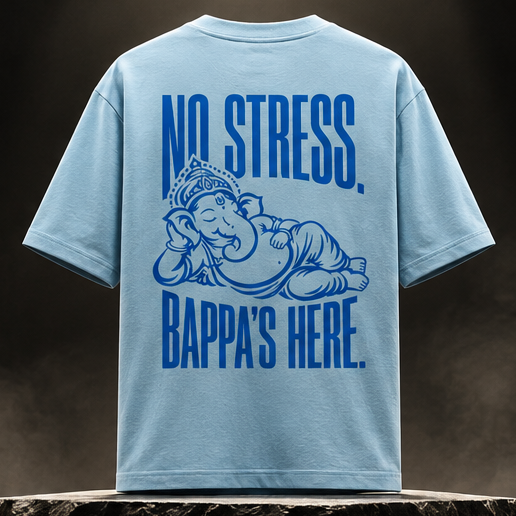 No Stress, Bappa’s Here (Oversized)